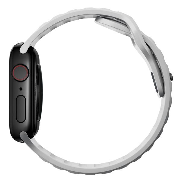 Nomad Bracelet Sport FKM Apple Watch Series 1-10 / SE / Ultra (2) - 42/44/45/46/49 mm - Lunar Gray