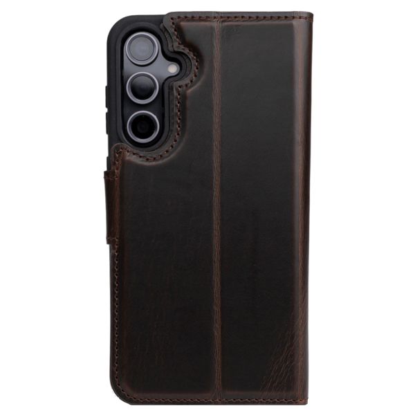 Wachikopa Étui de téléphone portefeuille Multi Wallet Samsung Galaxy S24 Plus - Dark Brown