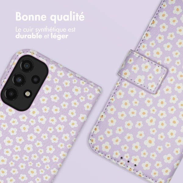 iMoshion Étui de téléphone portefeuille Design Samsung Galaxy A33 - White Daisy