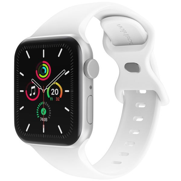 imoshion Bracelet en silicone⁺ Apple Watch Series 1-9 / SE - 38/40/41 mm / Series 10 - 42 mm - White - Taille S/M