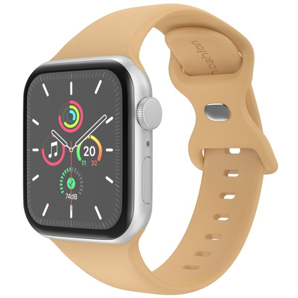 imoshion Bracelet en silicone⁺ Apple Watch Series 1-10 / SE / Ultra (2) - 42/44/45/46/49 mm - Walnut - Taille M/L