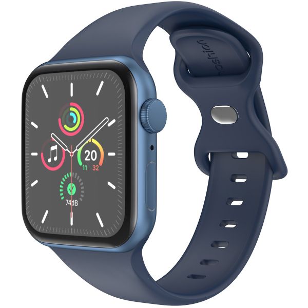 imoshion Bracelet en silicone⁺ Apple Watch Series 1-10 / SE / Ultra (2) - 42/44/45/46/49 mm - Midnight - Taille M/L