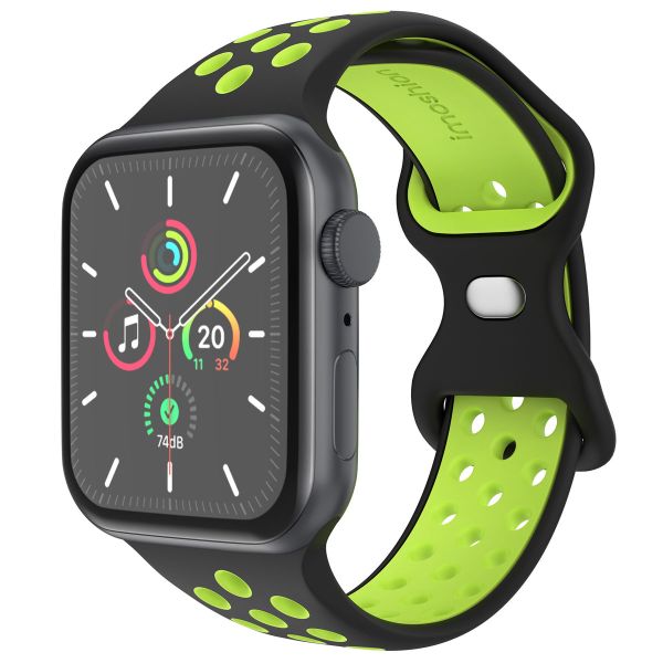 imoshion Bracelet sport⁺ Apple Watch Series 1-9 / SE - 38/40/41 mm / Series 10 - 42 mm - Taille S/M - Black Volt