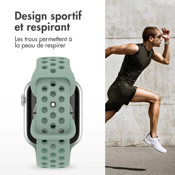 imoshion Bracelet sport⁺ Apple Watch Series 1-9 / SE - 38/40/41 mm / Series 10 - 42 mm - Taille M/L - Sage