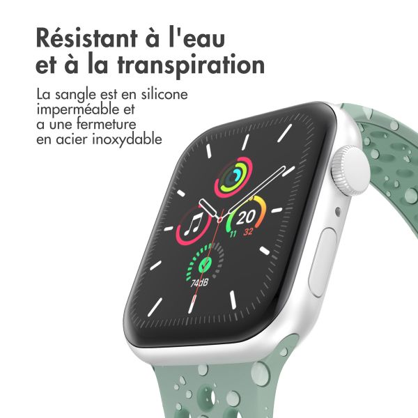 imoshion Bracelet sport⁺ Apple Watch Series 1-9 / SE - 38/40/41 mm / Series 10 - 42 mm - Taille M/L - Sage