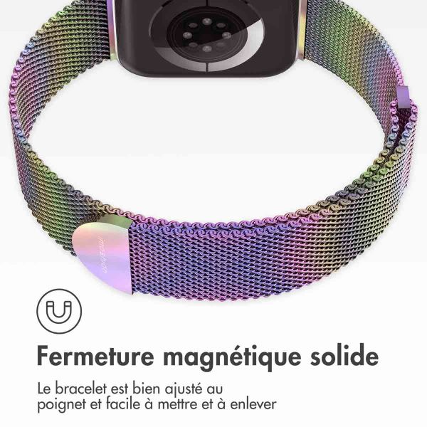 iMoshion Bracelet magnétique milanais Apple Watch Series 1-9 / SE - 38/40/41 mm - Taille S - Galaxy