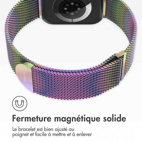 iMoshion Bracelet magnétique milanais Apple Watch Series 1-9 / SE - 38/40/41 mm - Taille M - Galaxy