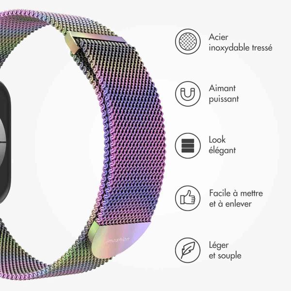 iMoshion Bracelet magnétique milanais Apple Watch Series 1-9 / SE - 38/40/41 mm - Taille M - Galaxy