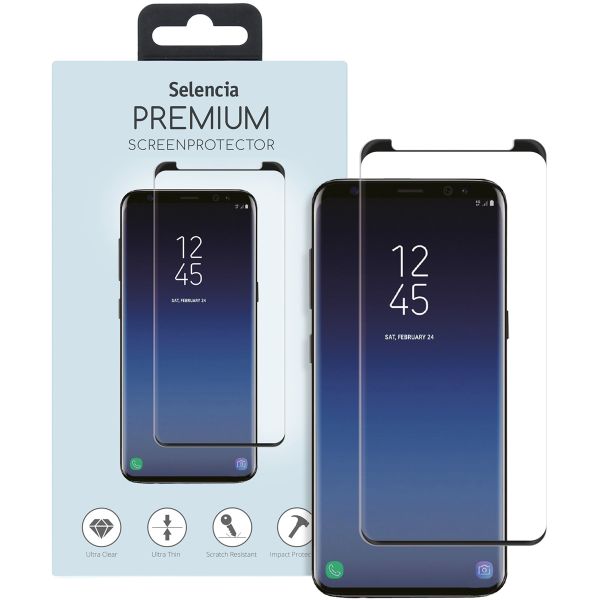 Selencia Protection d'écran premium en verre trempé durci Galaxy S9