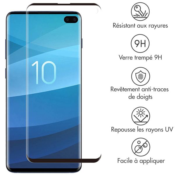 Selencia Protection d'écran premium en verre trempé Samsung Galaxy S10 Plus