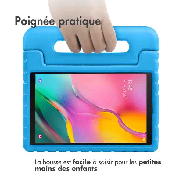 imoshion Coque kidsproof avec poignée Galaxy Tab A 10.1 (2019) - Bleu