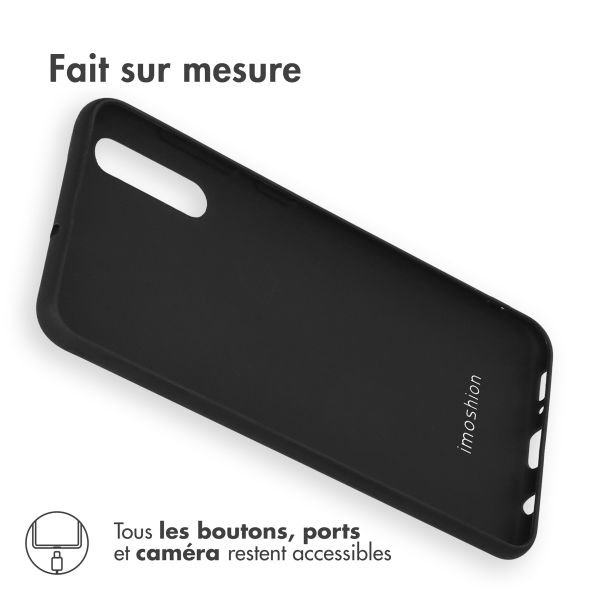 imoshion Coque Couleur Samsung Galaxy A50 / A30s - Noir