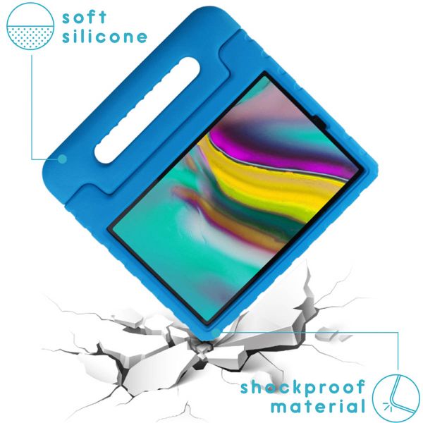 imoshion Coque kidsproof avec poignée Samsung Galaxy Tab S5e - Bleu