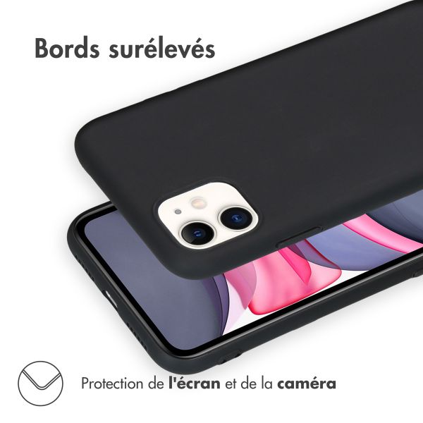 iMoshion Coque Couleur iPhone 11 - Noir