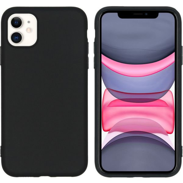 iMoshion Coque Couleur iPhone 11 - Noir