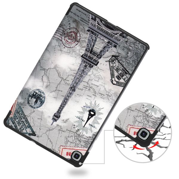 imoshion Coque tablette Design Trifold Samsung Galaxy Tab S6 Lite / Tab S6 Lite (2022) / Tab S6 Lite (2024)