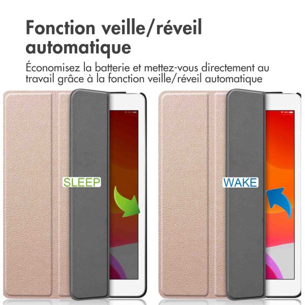 iMoshion Coque tablette Trifold iPad 9 (2021) 10.2 pouces / iPad 8 (2020) 10.2 pouces / iPad 7 (2019) 10.2 pouces 