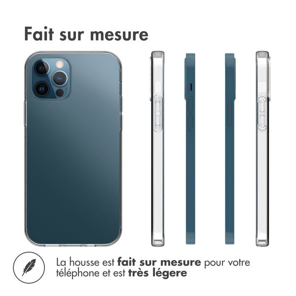 Accezz Coque Clear iPhone 12 Pro Max - Transparent