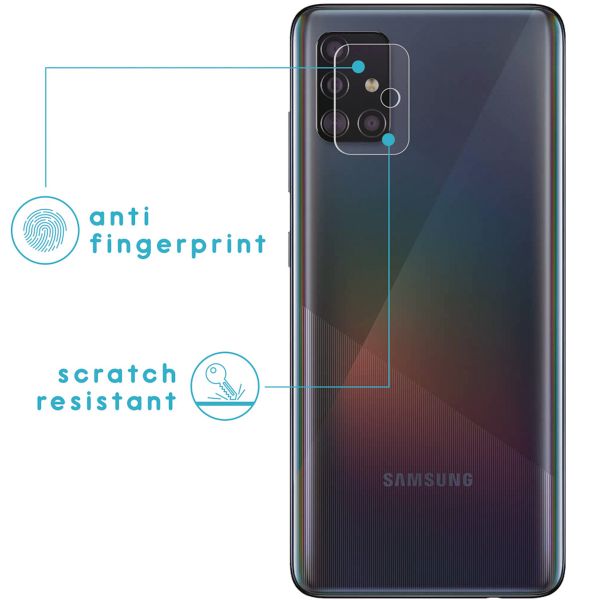 imoshion Protection d'écran + en verre Appareil photo Galaxy A71