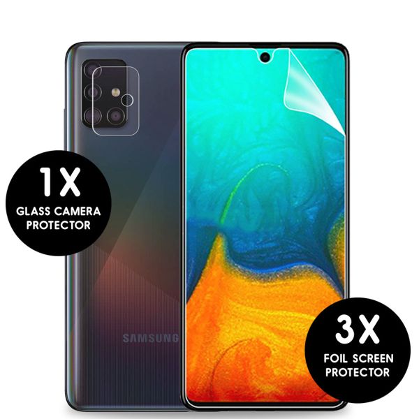 imoshion Protection d'écran + en verre Appareil photo Galaxy A71