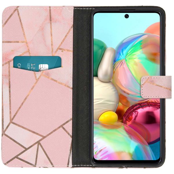 imoshion Coque silicone design Samsung Galaxy A71 - Pink Graphic