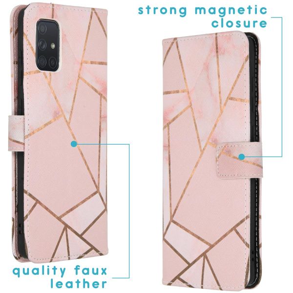 imoshion Coque silicone design Samsung Galaxy A71 - Pink Graphic