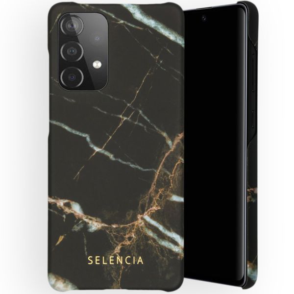 Selencia Coque Maya Fashion Samsung Galaxy A52(s) (5G/4G) - Marble Black