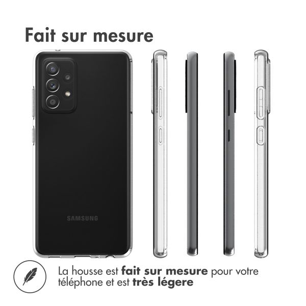 Accezz Coque Clear Samsung Galaxy A52(s) (5G/4G) - Transparent