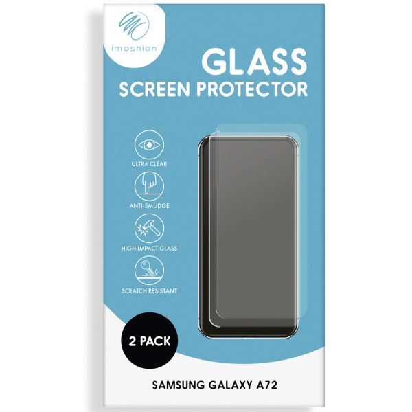 imoshion Protection d'écran en verre trempé 2 pack Galaxy A72 / M53