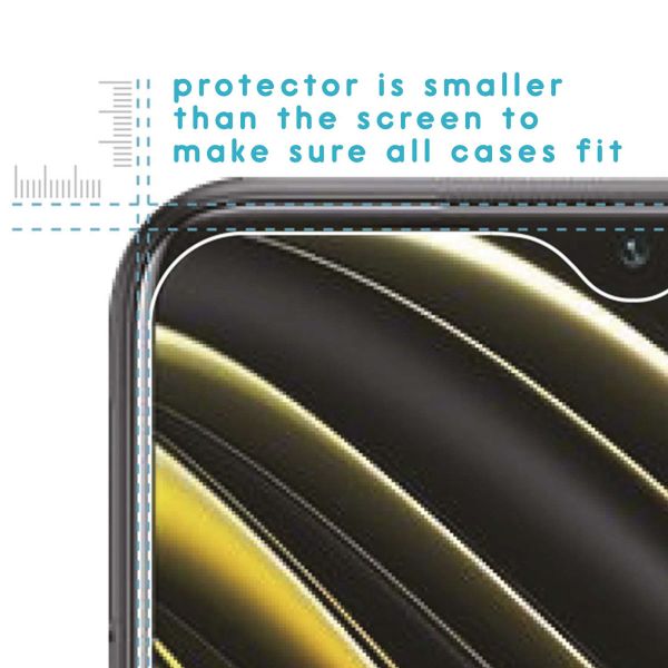 imoshion Protection d'écran Film 3 pack Xiaomi Poco M3