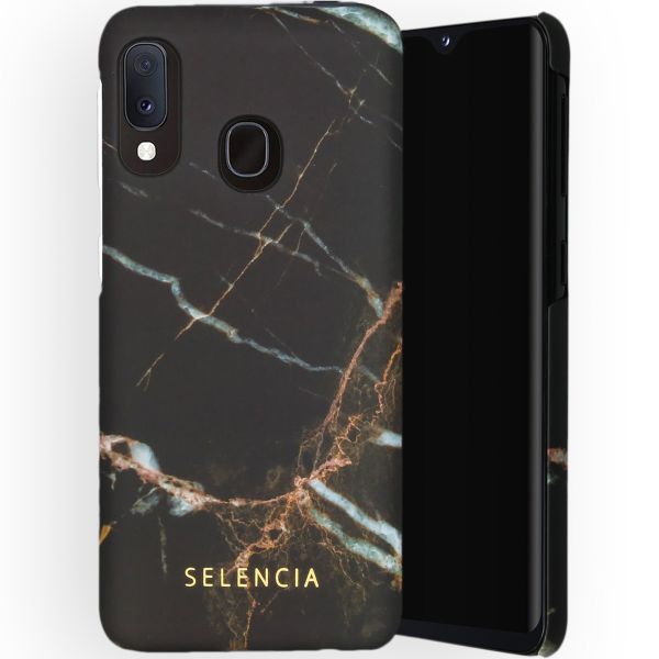 Selencia Coque Maya Fashion Samsung Galaxy A20e - Marble Black