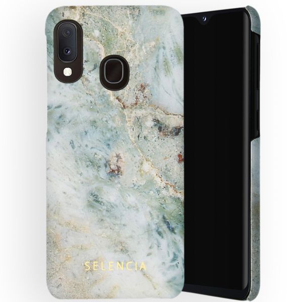 Selencia Coque Maya Fashion Samsung Galaxy A20e - Marble Blue