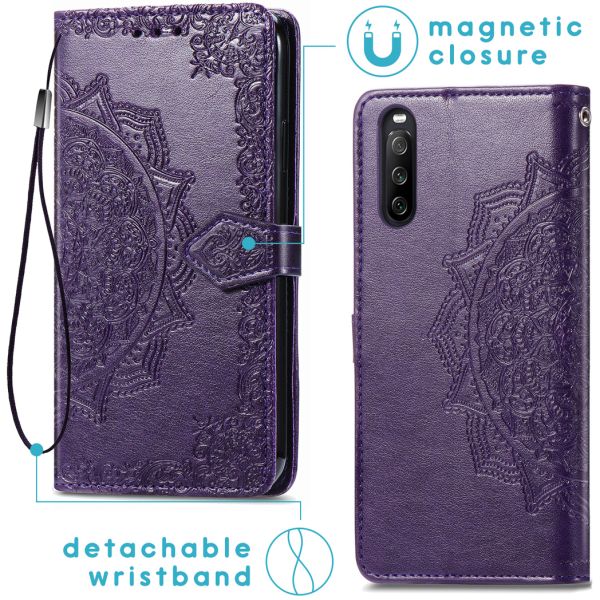 imoshion Etui de téléphone portefeuille Sony Xperia 10 III - Violet