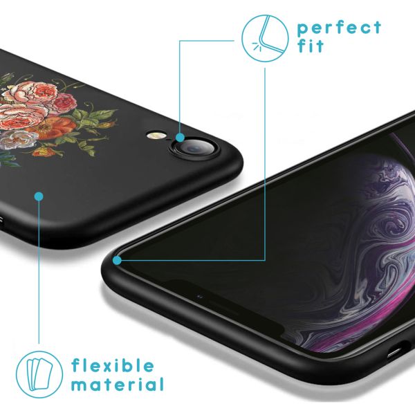 iMoshion Coque Design iPhone Xr - Skull - Multicolor