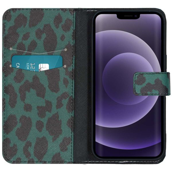 imoshion Coque silicone design iPhone 13 - Green Leopard