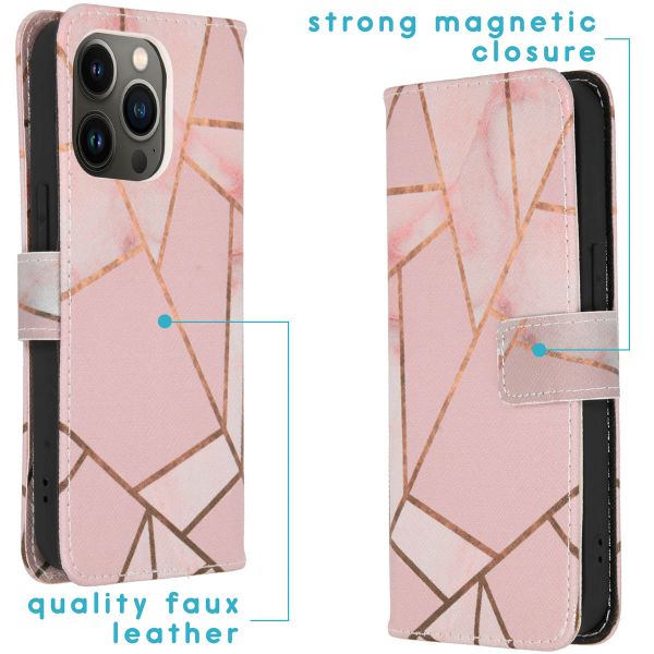 iMoshion Coque silicone design iPhone 13 Pro - Pink Graphic