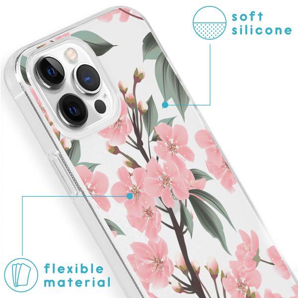 iMoshion Coque Design iPhone 13 Pro - Cherry Blossom