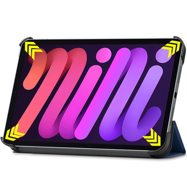 imoshion Coque tablette Trifold iPad Mini 6 (2021) - Bleu foncé