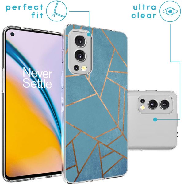 imoshion Coque Design OnePlus Nord 2 - Blue Graphic