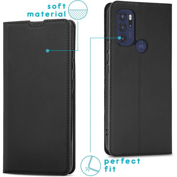 imoshion Étui de téléphone Slim Folio Motorola Moto G60s - Noir