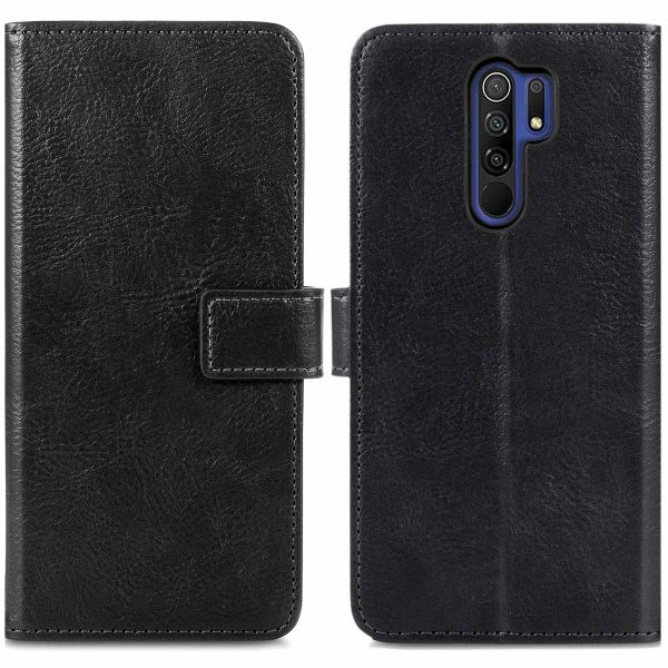 imoshion Étui de téléphone portefeuille Luxe Xiaomi Redmi 9 - Noir