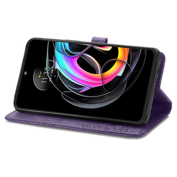 iMoshion Etui de téléphone portefeuille Mandala Motorola Moto Edge 20 Lite - Violet