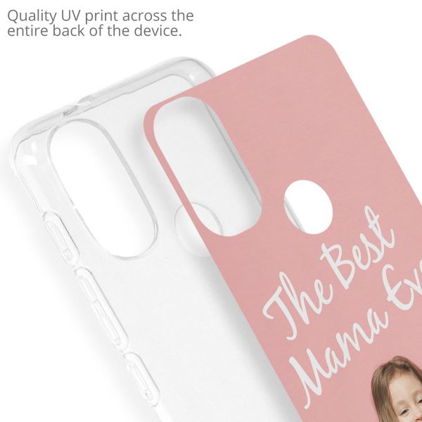 Concevez votre propre coque en gel Motorola Moto E30 / E40 - Transparent