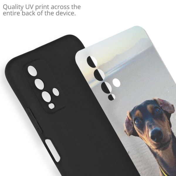 Concevez votre propre coque en gel Xiaomi Redmi 9T - Noir