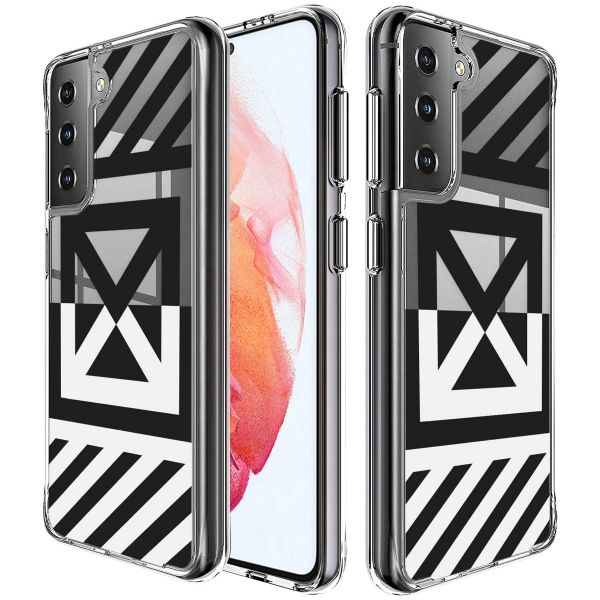 iMoshion Coque Design Samsung Galaxy S21 - Graphic stripes