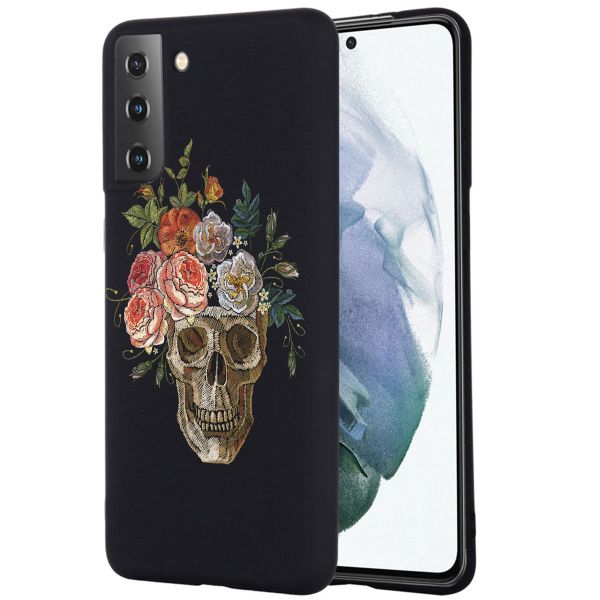 imoshion Coque Design Samsung Galaxy S21 FE - Flower skull