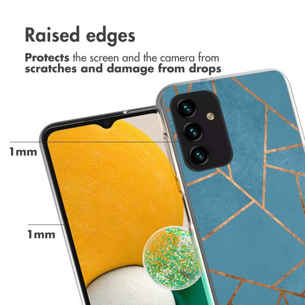 iMoshion Coque Design Samsung Galaxy A13 (5G) / A04s - Blue Graphic