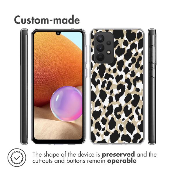 iMoshion Coque Design Samsung Galaxy A33 - Leopard