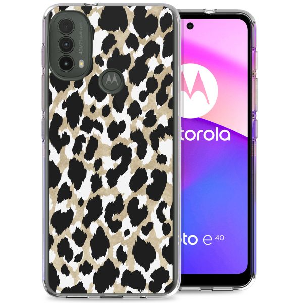 imoshion Coque Design Motorola Moto E30 / E40 - Leopard