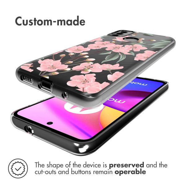 imoshion Coque Design Motorola Moto E30 / E40 - Cherry Blossom